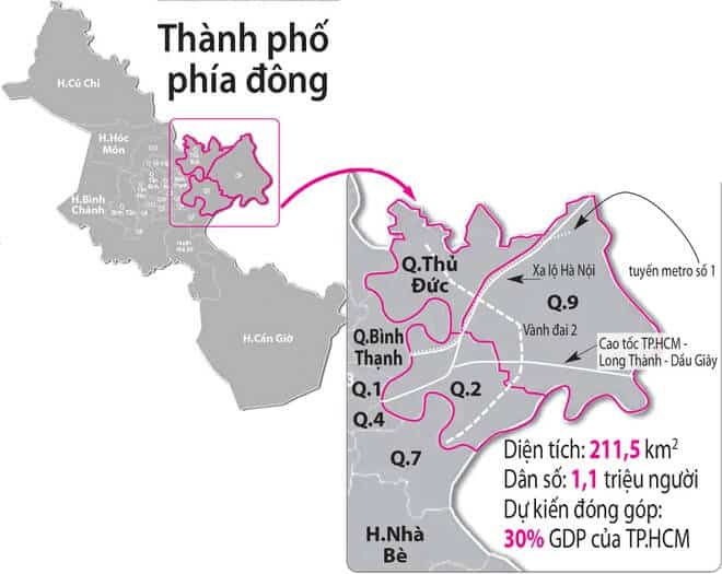 dieu chinh quy hoach de keu goi dau tu vao khu do thi sang tao phia dong sai gon - Điều chỉnh quy hoạch để kêu gọi đầu tư vào khu đô thị sáng tạo phía Đông Sài Gòn