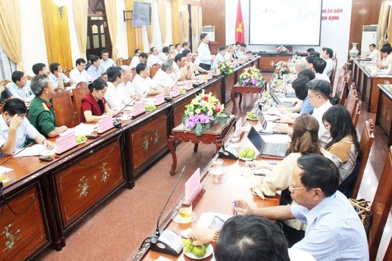 Toàn cảnh buổi làm việc giữa Bình Định và Bộ KH-ĐT ngày 7/7