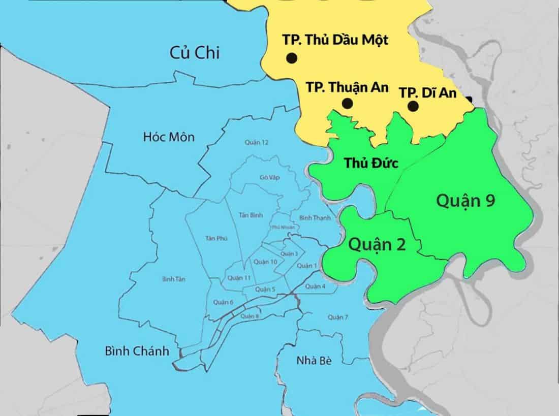 Thuận An và Dĩ An có nhiều lợi thế để trở thành đô thị vệ tinh của “thành phố Thủ Đức”