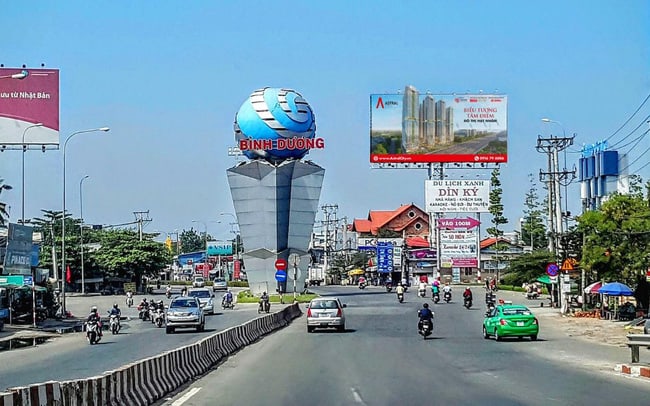 Quốc lộ 13 đoạn từ trung tâm Lái Thiêu tới đường Nguyễn Văn Tiết, thành phố Thuận An sẽ được quy hoạch thành đại lộ kinh tế, tài chính, dịch vụ của Bình Dương