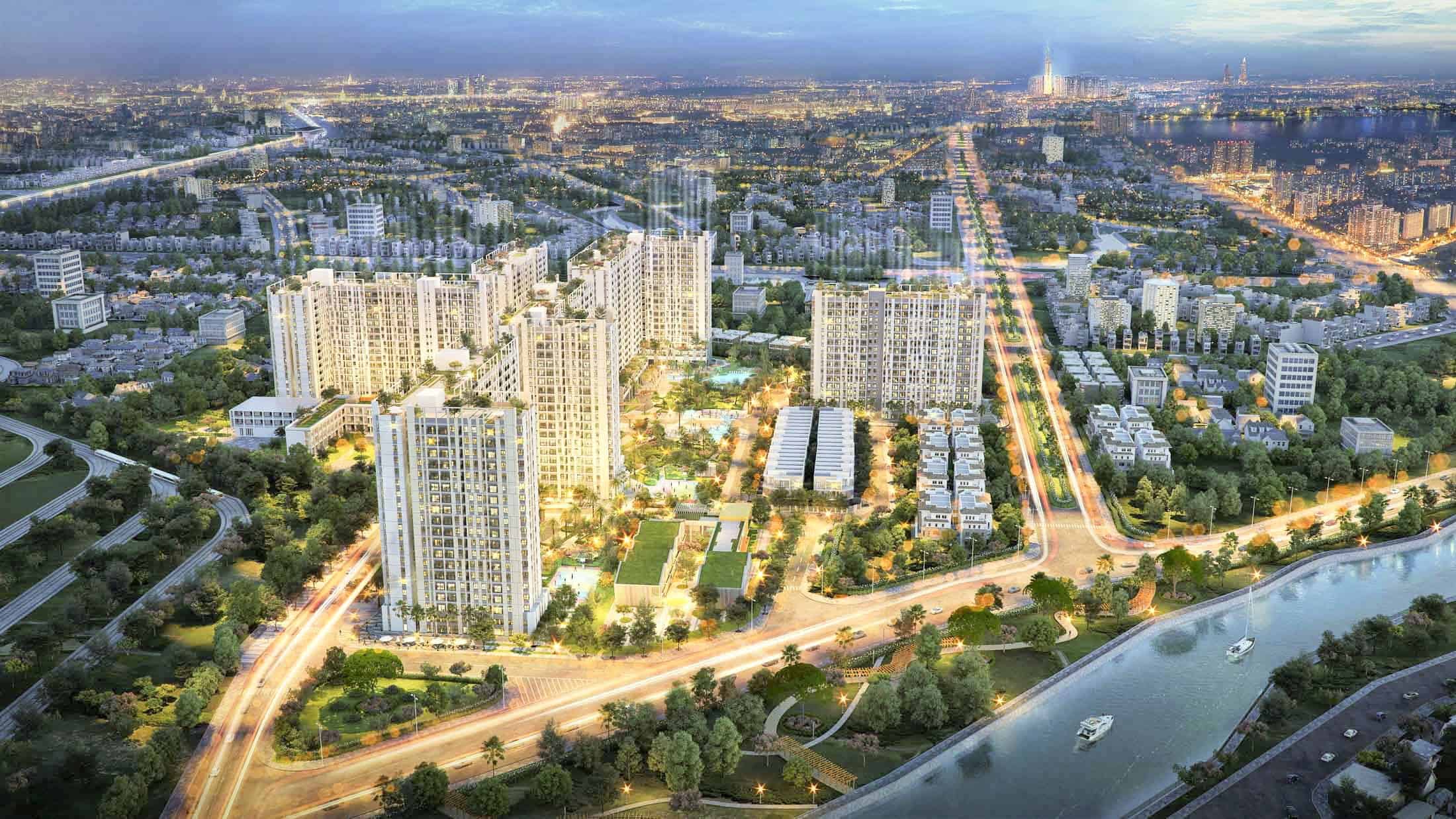 Phức hợp thương mại và căn hộ cao cấp Astral City tọa lạc ngay mặt tiền quốc lộ 13, Thuận An, Bình Dương
